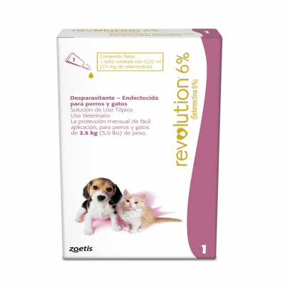 Antipulgas Para Perro Revolution Hasta 2.5 Kg